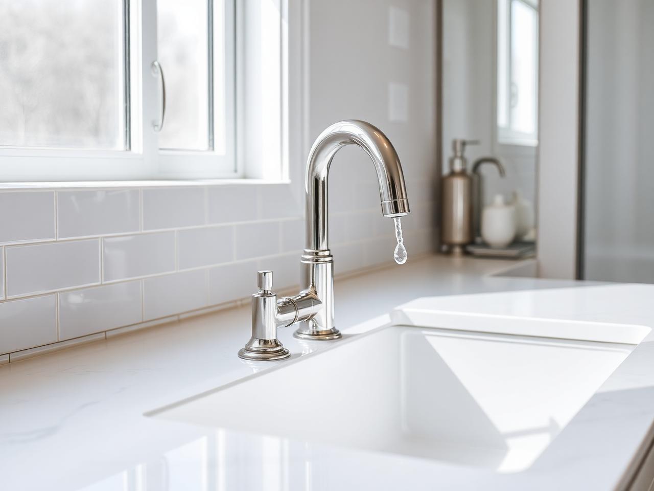 Sparkling sanitized kitchen in a northern Illinois home
